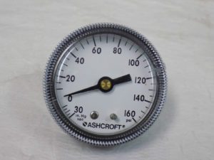 Ashcroft 2" Pressure Test Gauge Analog 30-0-160 Scale Range Back Mt 662876100996