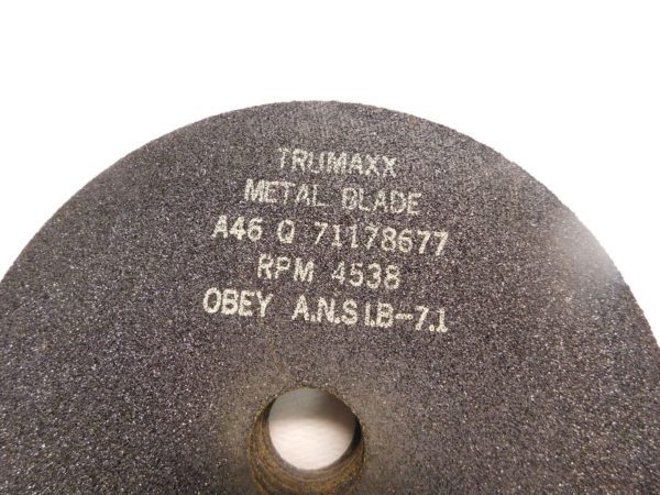 Tru-Maxx Aluminum Oxide Cutoff Wheel 8" Dia 46 Grit 4,538 RPM Qty 10 71178677