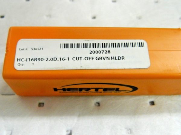 Hertel Indexable Grooving Toolholder Internal RH HC-I16R90-2.0D.GX16-1 2000728