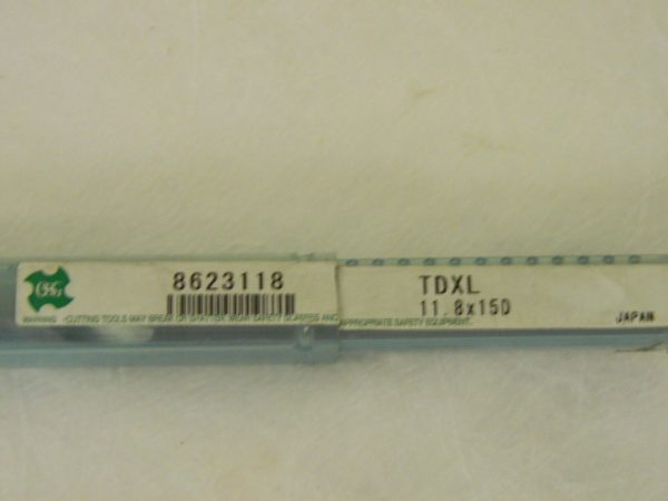 OSG Cobalt Extra Length Spiral Flute Drill Bit 11.8mm x 15xD 120° 8623118