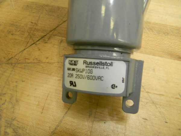 Russell Stoll Control Circuit Connector Plug 600VAC 250VDC 9P 10W 20A SKWP10G