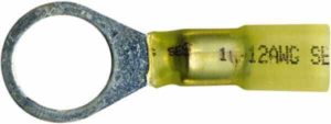 PRO 12-10 AWG Partially Insulated Solder Connection Ring Terminal Qty 50 23767