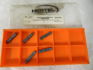 Hertel HC 24-2 FF HP240C Grade Carbide Cutoff Insert QTY 5 45741055