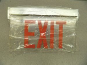 AtLite 6" Exit Sign Red/Clear TSW-16-RC-SA