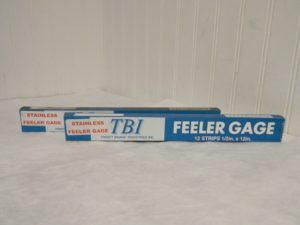 TBI Stainless Steel Feeler Gage 0.007" x 12" x 1/2" QTY 24 SF-7