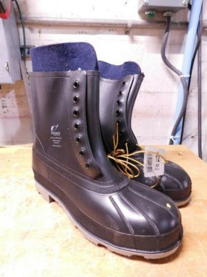 Dunlop Wolf Pac S/T Waterproof Rain Boots Steel Toe Sz 12