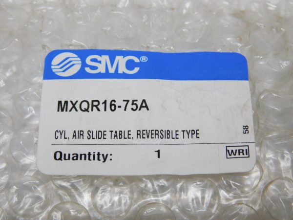SMC Air Slide Table Reversible Type MXQ Guided Cylinder 16mm Bore MXQR-75A