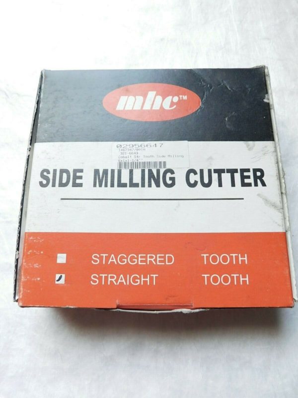 MHC Cobalt Side Milling Cutter 6" Dia X 1" W x 1-1/4" Arbor 22 Teeth 321-6649