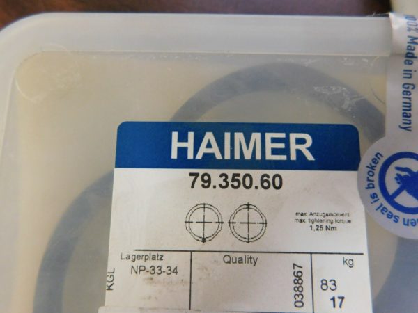 HAIMER Balancing Ring for Indexable Tool Holders Qty 2 79.350.60