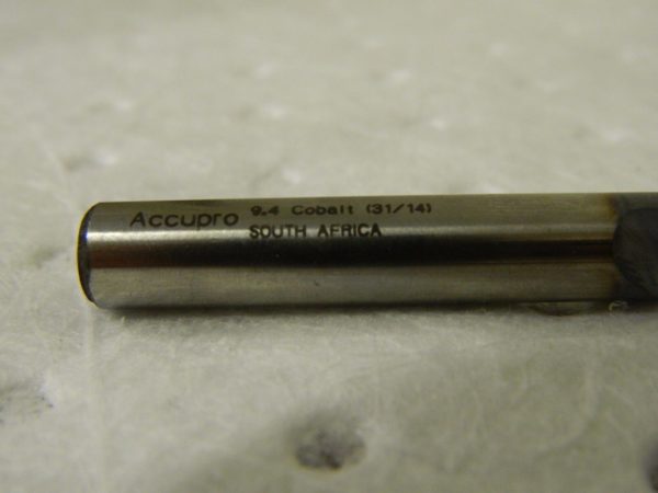 Accupro Cobalt Jobber Drill 9.4mm 130° Point TiAlN Finish 05927405