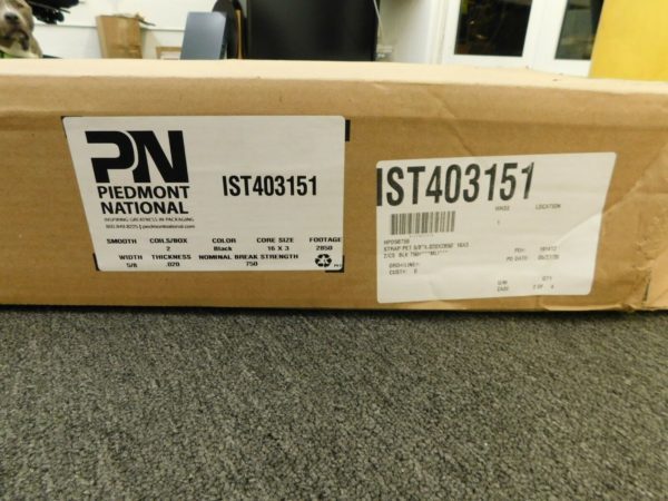 Piedmont National Polyester Hand Strapping 2Pk 2,850' L 5/8"W 750Lb Cap 39501317