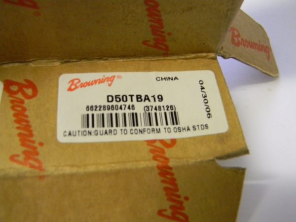 Browning Double Stranded 19 Teeth Roller Chain Sprocket D50TBA19