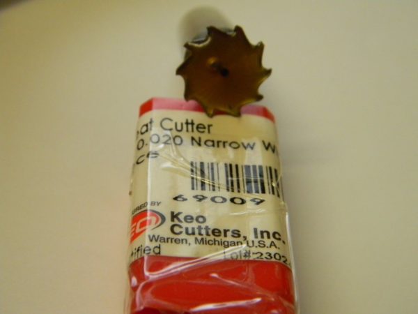 Keo Cutters Keyseat Cutter 5/8" x 0.020 HSS Narrow Width 10Teeth 69009