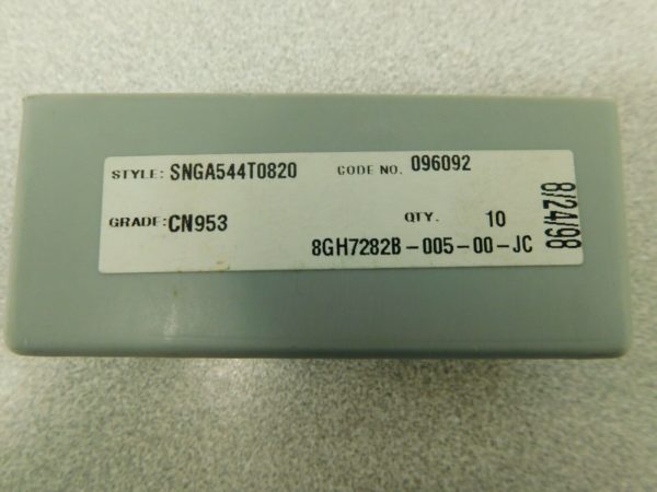 RTW Ceramic Inserts 10Pk SNGA544T0820 CN953 096092
