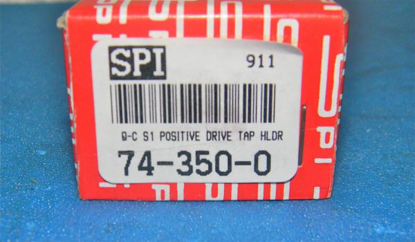 SPI 7/16" Quick Change Positive Drive Tap Holder 74-350-0
