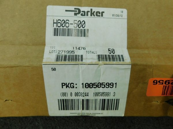 Parker 50' Long Thermoplastic Tube 3/8" ID x 0.64" OD 3000 psi Black 81104168
