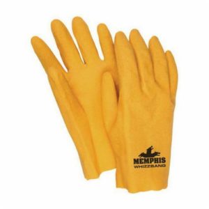 MCR Safety Size L (9) 10" Long Supported PVC Chemical Resistant Gloves QTY 12
