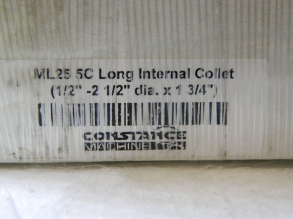 Constance 5C Long Internal Collet 1/2"-2 x 1/2" x 1-3/4" ML25