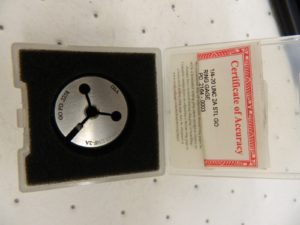 VERMONT GAGE Threaded Ring Gage: 1/4-20 Thread, UNC, Class 2A, Go 361126010