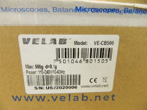 Velab Process Scale & Balance Scale 500g/0.1g VE-CB500