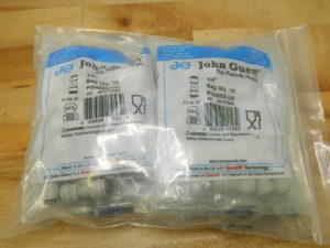 John Guest Connector Push–Fit Fittings, 1/4" Qty 100 PI0408S-US