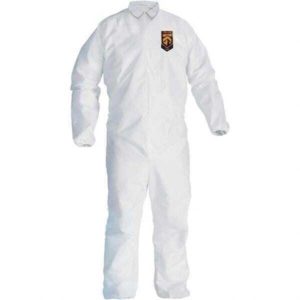 KLEENGUARD Disposable Coveralls: Size 2X-Large, SMS, Zipper Closure 46105