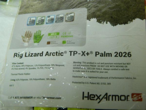 Rig Lizard Artic TP-X+ Palm 2026 7/S Qty 2 Pairs 2026 7/S