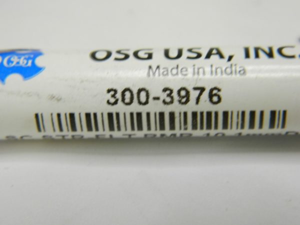OSG Chucking Reamer 10.1 mm Dia, 89 mm OAL, 32 mm Flute Length 300-3976