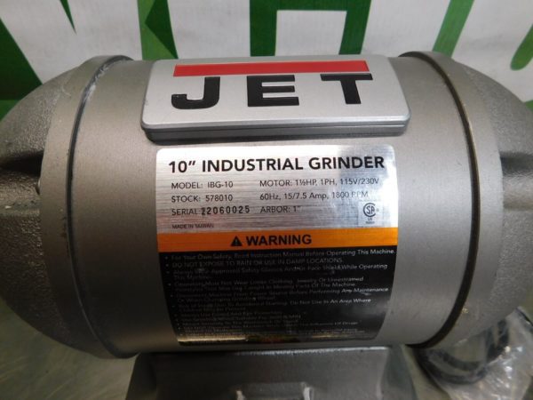 Jet 10" Industrial Bench Grinder 1720RPM 1.5HP 115/230v 1 Ph IBG-10 PARTS/REPAIR