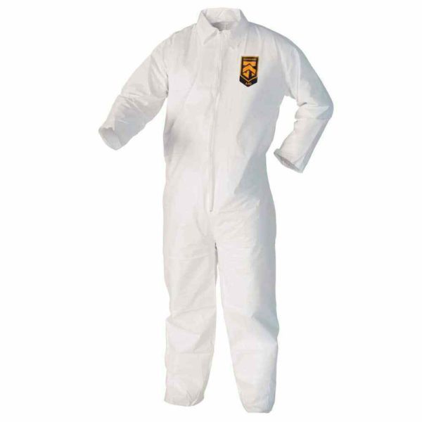 Kleenguard Disposable Coveralls, 2Xl, White, A40 Qty 25 44305
