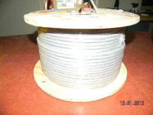 Alpha Cable Spool 20g 0.24" x 500' Gray PVC Automation/Communication #5464CSL002
