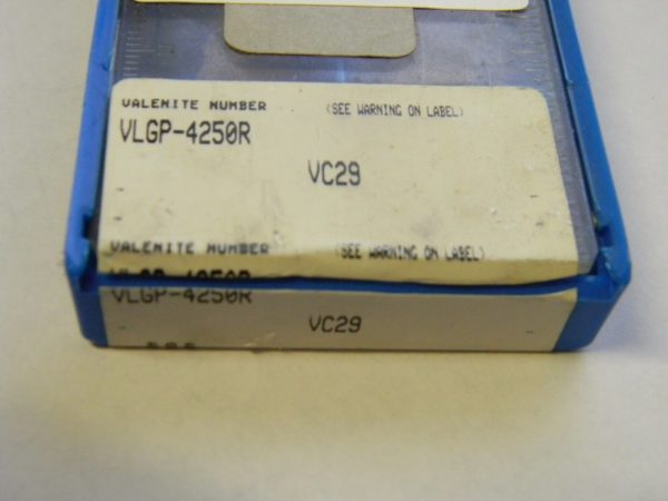 Valenite Carbide Grooving Inserts VLGP4250R Grade VC29 Qty. 10