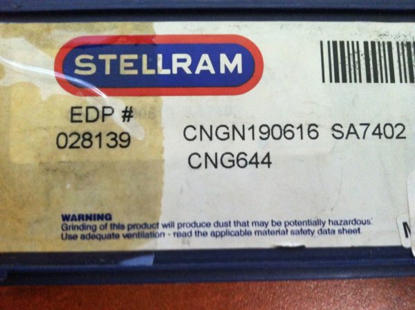 Stellram Ceramic Turning Inserts CNG644 Grade SA7402 Qty. 10 #028139
