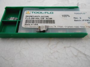 Tool-flo Double Ended Grooving Inserts FLG-2M140L AC3R Qty. 10 562M140PLAC3R