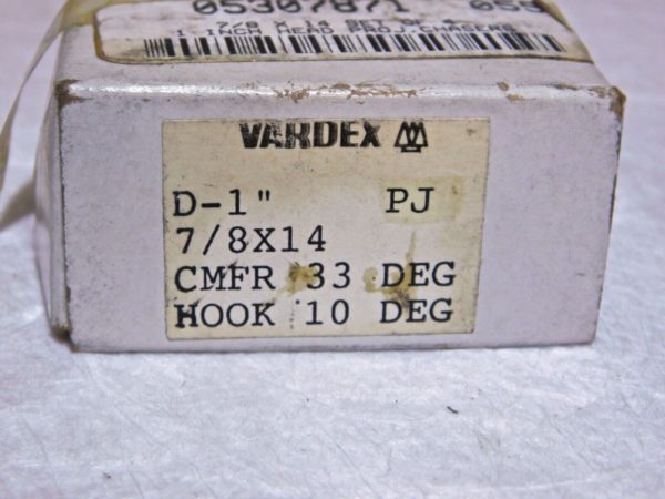 Vardex Thread Chasers 7/8" x 14 HSS 1" Head ( Set of 4 ) #05307871