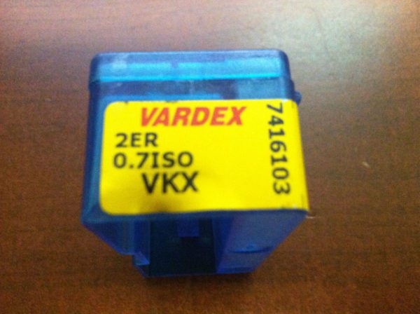 Vardex Carbide Laydown Threading Inserts 2ER 0.7ISO VKX Qty. 10