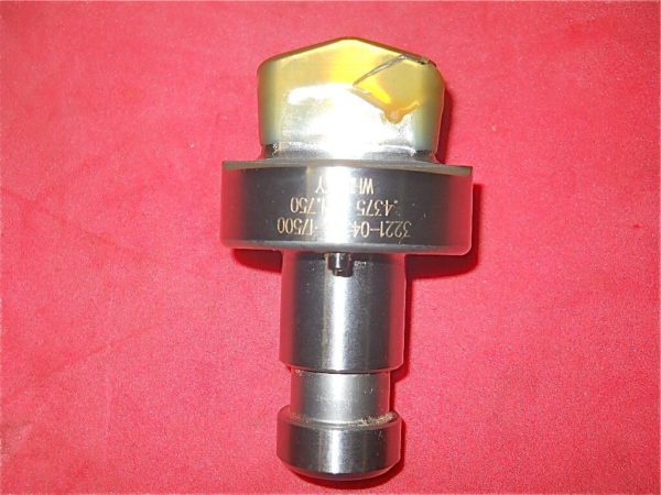 Whitney Tooling 3221-04375-17500 .4375 x 1.750 Obround Punch w/1/4" Housetop QIA