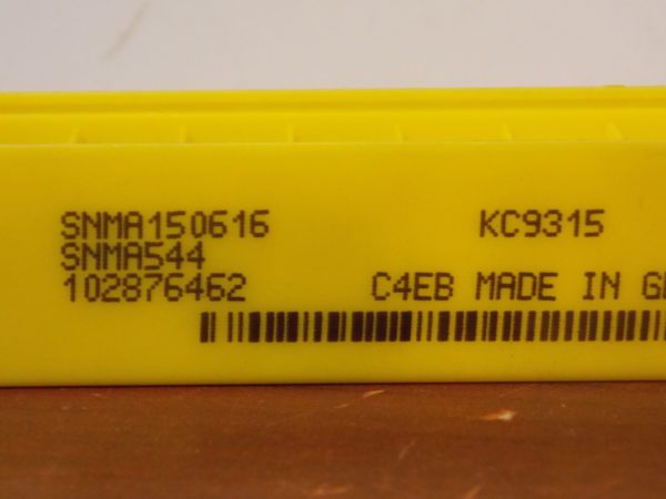 Kennametal Carbide Inserts SNMA544 Grade KC9315 Qty. 5