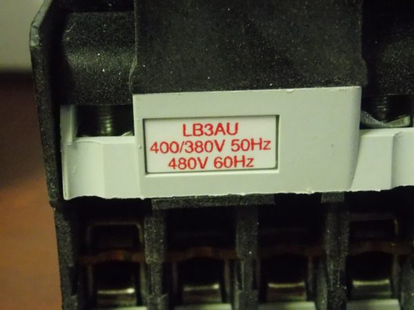 Joslyn Clark 25A 480v Coil IEC Open Contactor JC25A310M-U