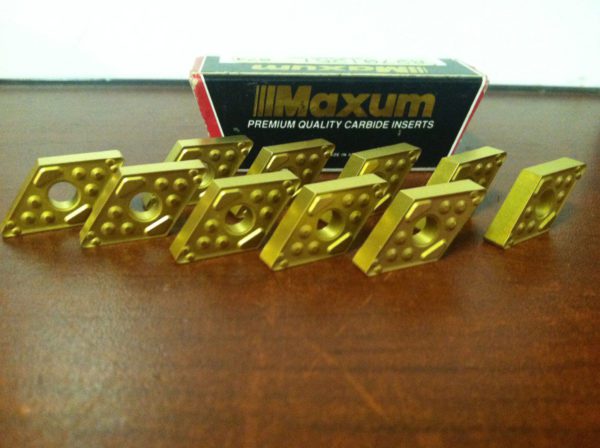 Maxum DNMO432A TNT TiN Carbide Turning Inserts Qty. 10