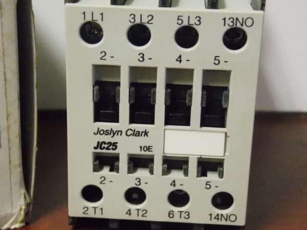 Joslyn Clark 25A 480v Coil IEC Open Contactor JC25A310M-U