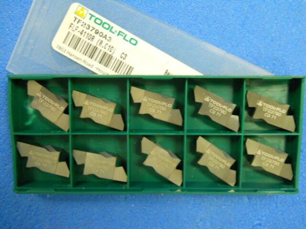 ToolFlo TF23790A3 FLF-4110R (R.010) C3 Carbide Indexable Inserts Box of 10