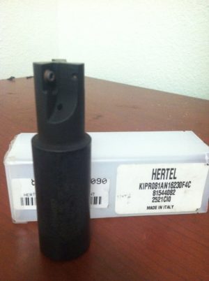 Hertel #3099433 0.8120" x 1" x 0.390" x 3-1/2" 3F Indexable Coolant End Mill