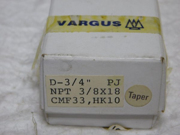 Vargus HSS Pipe Chaser 3/8-18 NPT RH 10º Hook Angle Set of 4 2GG3N02418013-P