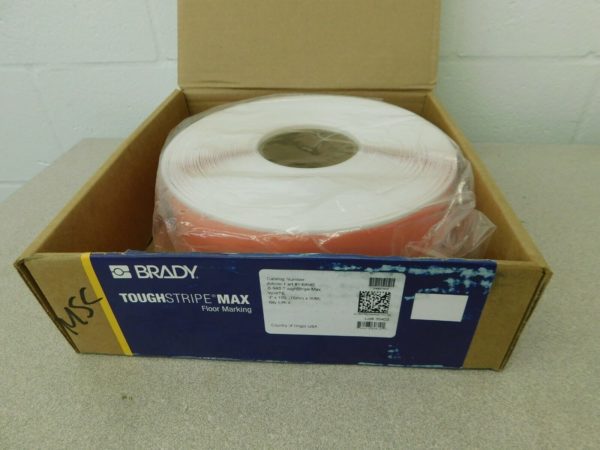 Brady ToughStripe Max Solid Colored Tape White 3" x 100' 149640