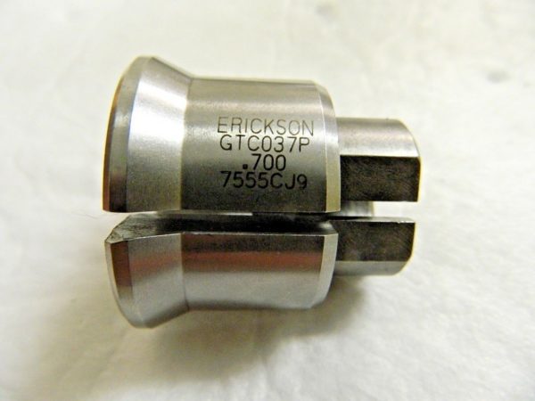 Erickson Kennametal Pipe Tap Collet 3/8" x .700 Capacity GTC037P 1016898