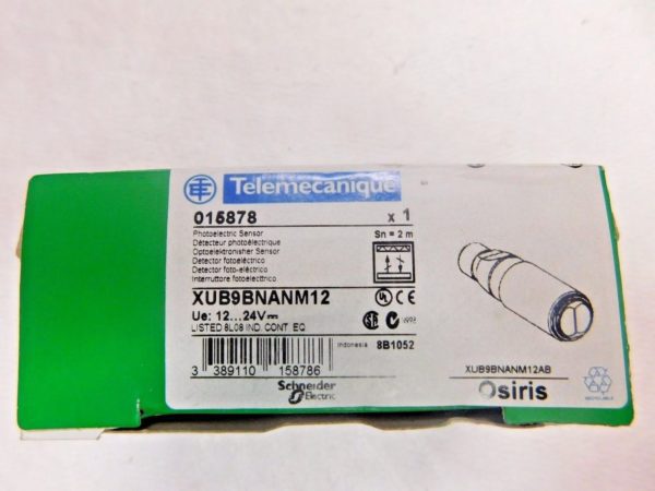 Telemecanique Polarized Retroreflective Photoelectric Sensor 2m XUB9BNANM12