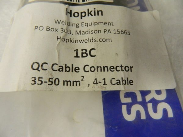 Hopkins Complete Welding Cable Connector QTY 2 1BCHOPKINS