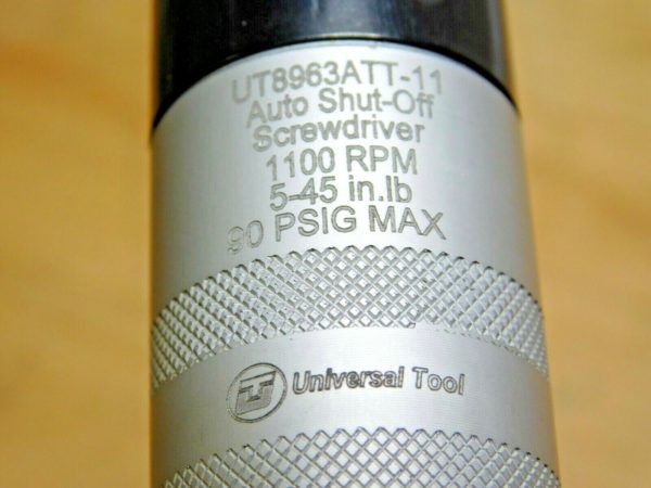 Universal Tool Auto Shut Off Screwdriver 1100 RPM UT8963ATT-11 PARTS/REPAIR