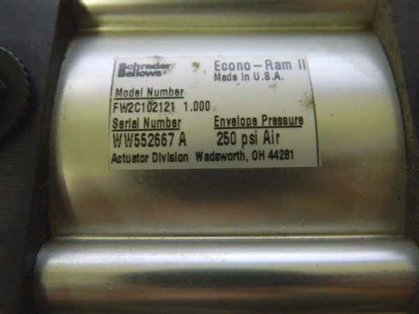 Schrader Bellows 2.5" Bore NFPA Pneumatic Air Cylinder FW2C1021211.000